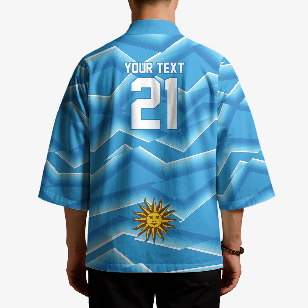 2026 Rugby Nations Series Custom Uruguay Kimono Los Teros Sun Of May
