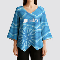 2026 Rugby Nations Series Custom Uruguay Kimono Sleeve Blouse Los Teros Sun Of May