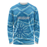 2026 Rugby Nations Series Custom Uruguay Long Sleeve Shirt Los Teros Sun Of May