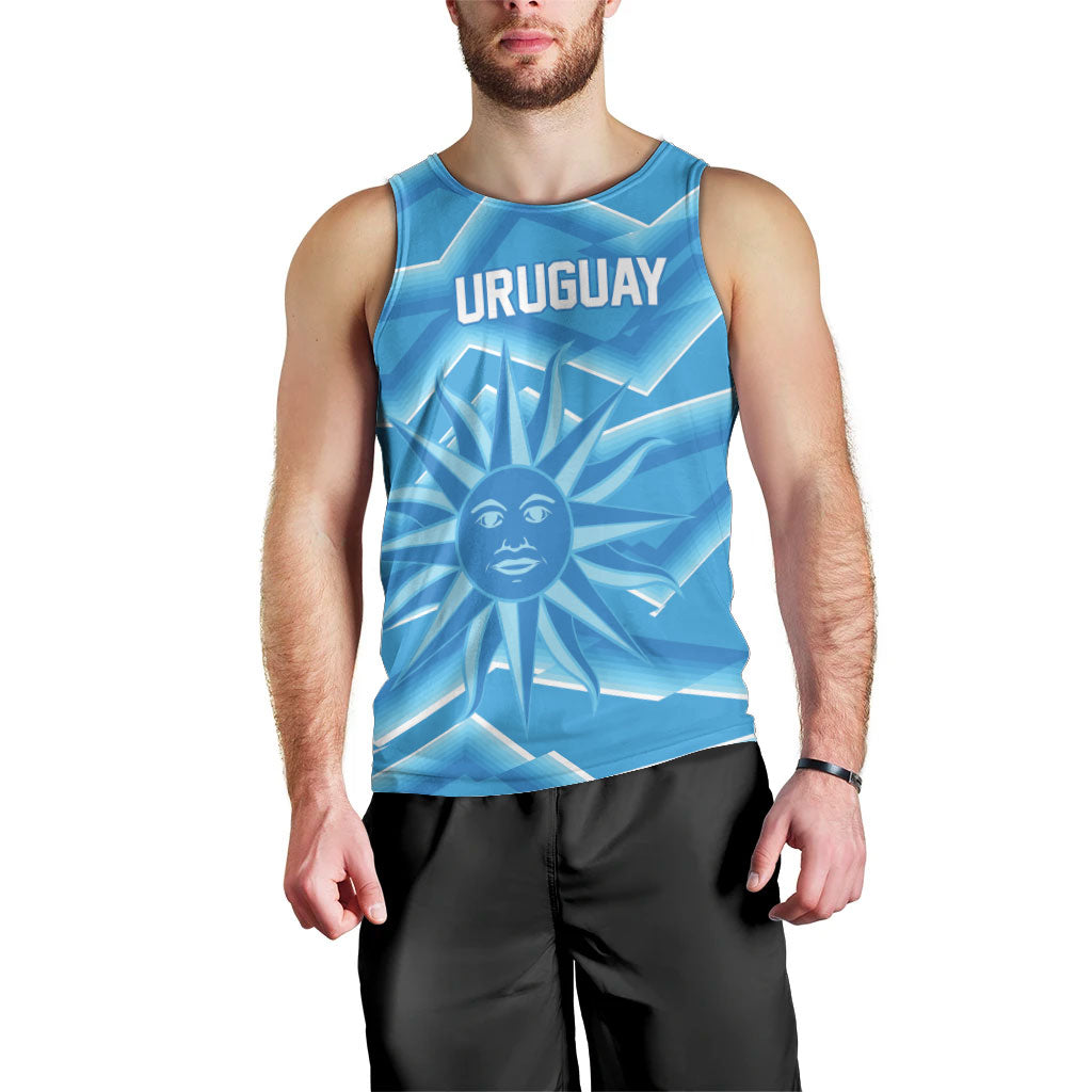 2026 Rugby Nations Series Custom Uruguay Men Tank Top Los Teros Sun Of May