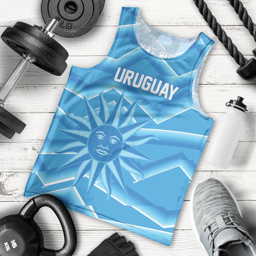 2026 Rugby Nations Series Custom Uruguay Men Tank Top Los Teros Sun Of May