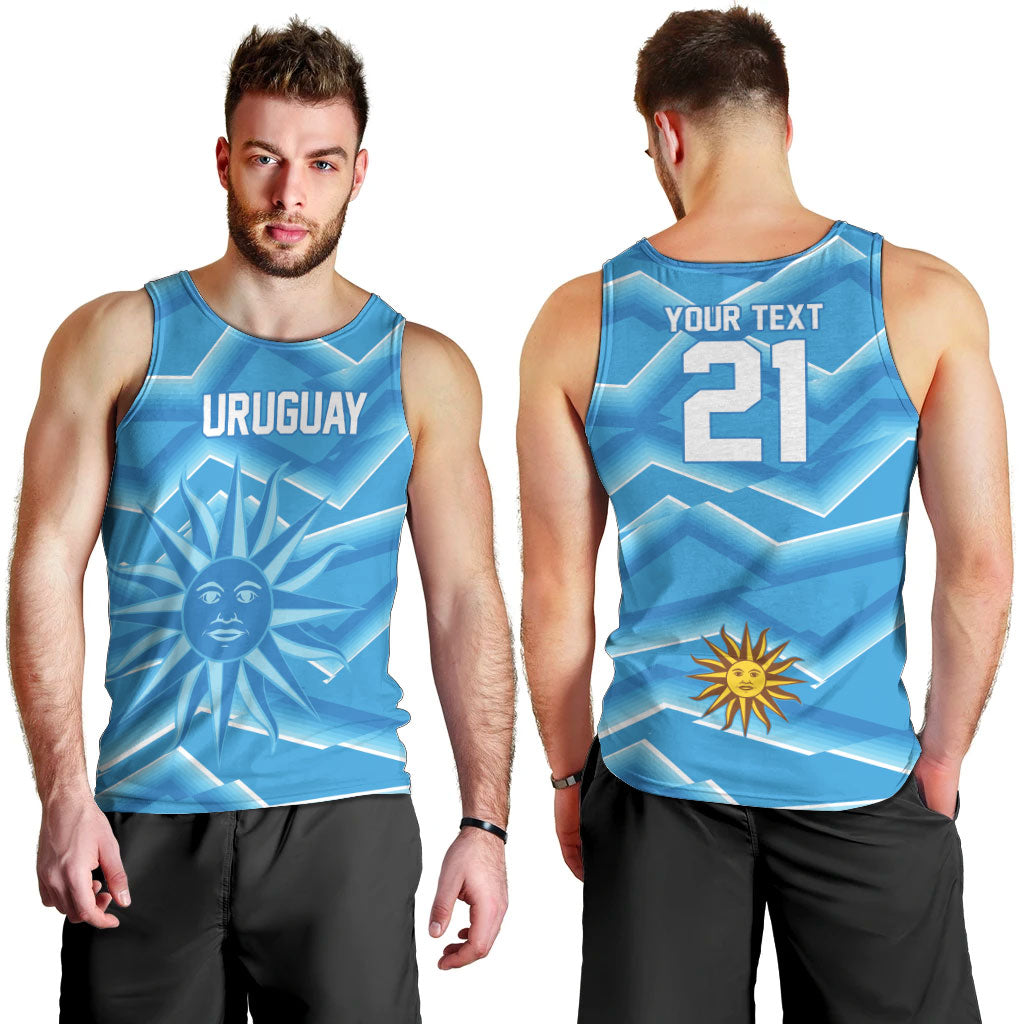 2026 Rugby Nations Series Custom Uruguay Men Tank Top Los Teros Sun Of May