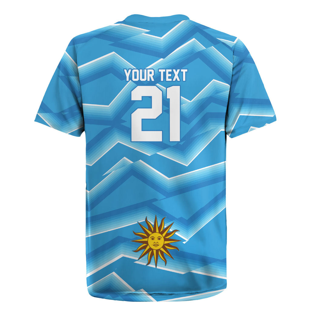 2026 Rugby Nations Series Custom Uruguay Rugby Jersey Los Teros Sun Of May