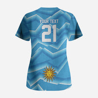 2026 Rugby Nations Series Custom Uruguay Scrub Top Los Teros Sun Of May