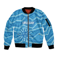 2026 Rugby Nations Series Custom Uruguay Sleeve Zip Bomber Jacket Los Teros Sun Of May