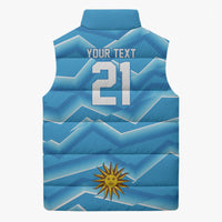 2026 Rugby Nations Series Custom Uruguay Sleeveless Puffer Jacket Los Teros Sun Of May