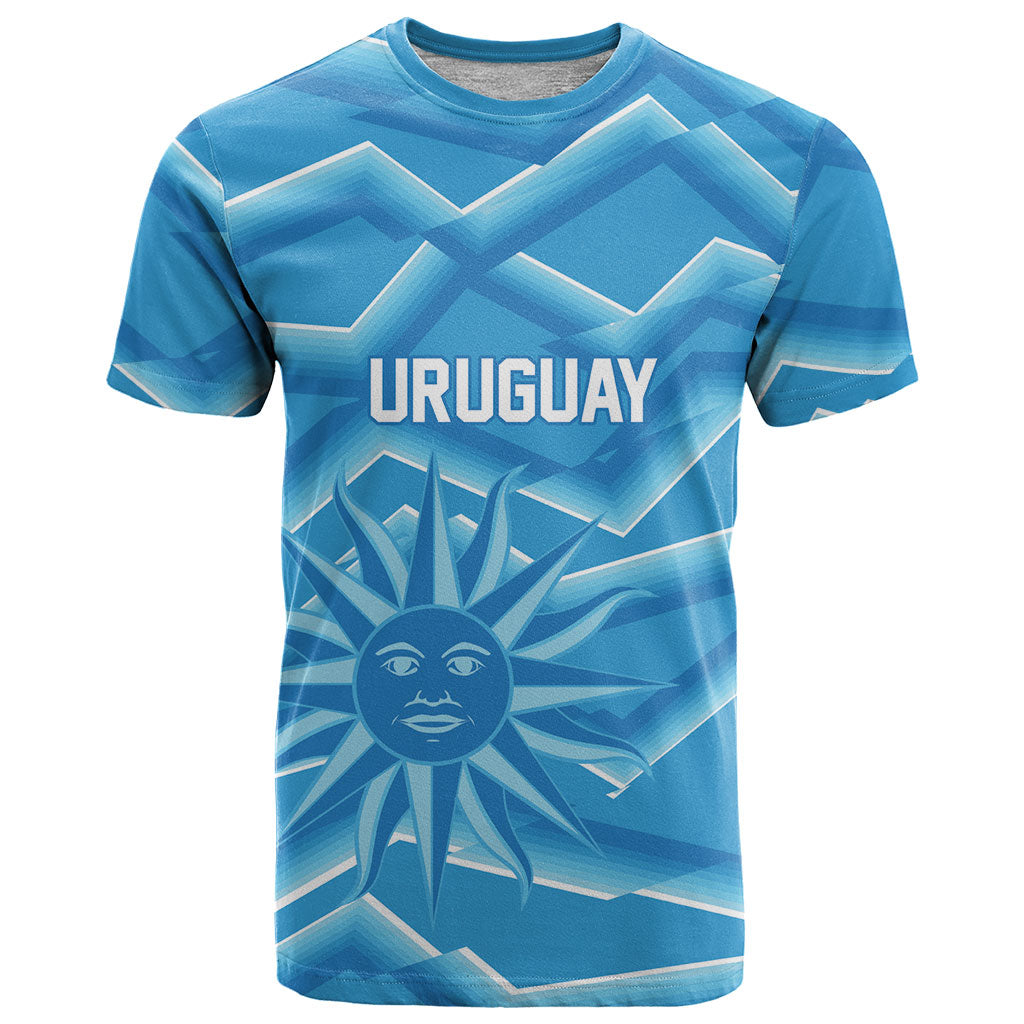 2026 Rugby Nations Series Custom Uruguay T Shirt Los Teros Sun Of May