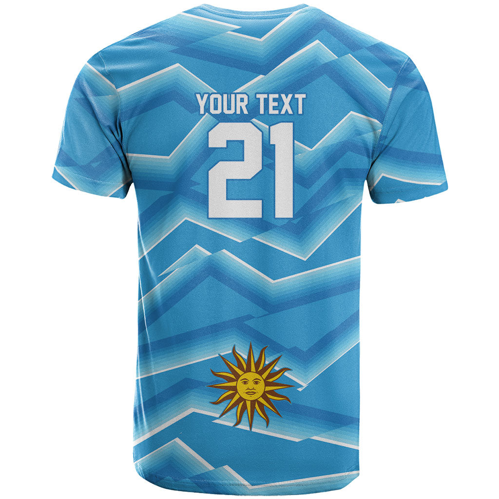 2026 Rugby Nations Series Custom Uruguay T Shirt Los Teros Sun Of May