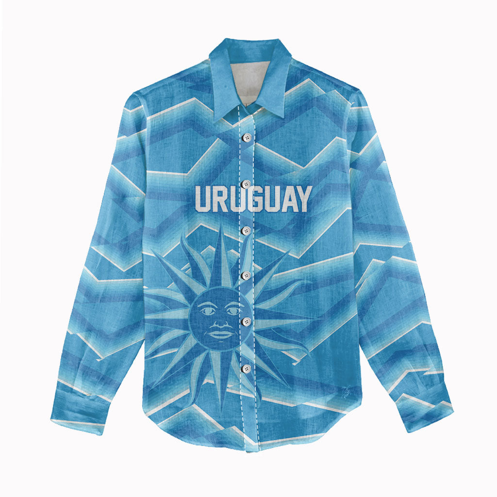 2026 Rugby Nations Series Custom Uruguay Women Casual Shirt Los Teros Sun Of May