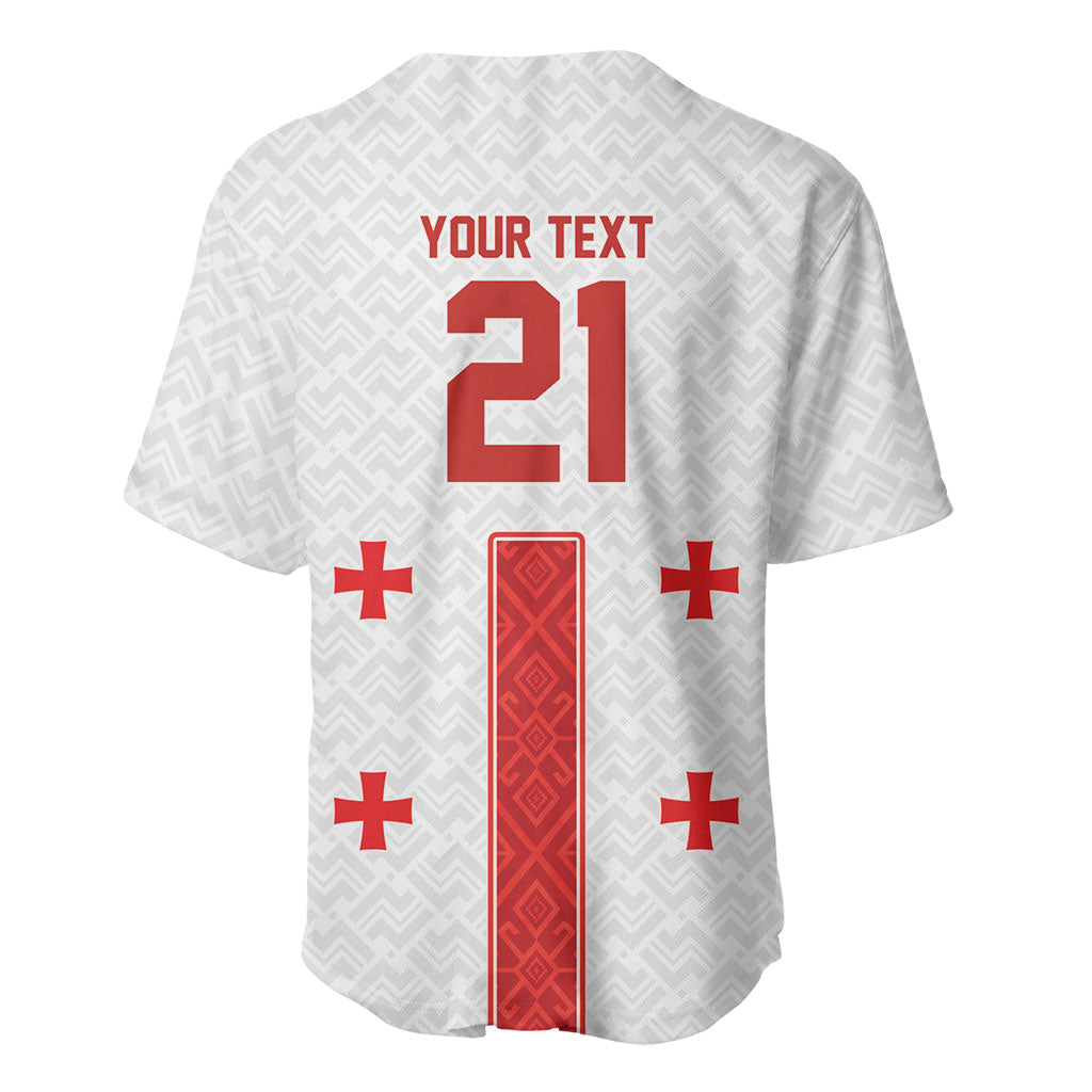2026 Rugby Nations Series Custom Georgia Baseball Jersey Lelo Warriors