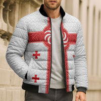2026 Rugby Nations Series Custom Georgia Bomber Puffer Jacket Lelo Warriors
