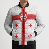 2026 Rugby Nations Series Custom Georgia Bomber Puffer Jacket Lelo Warriors