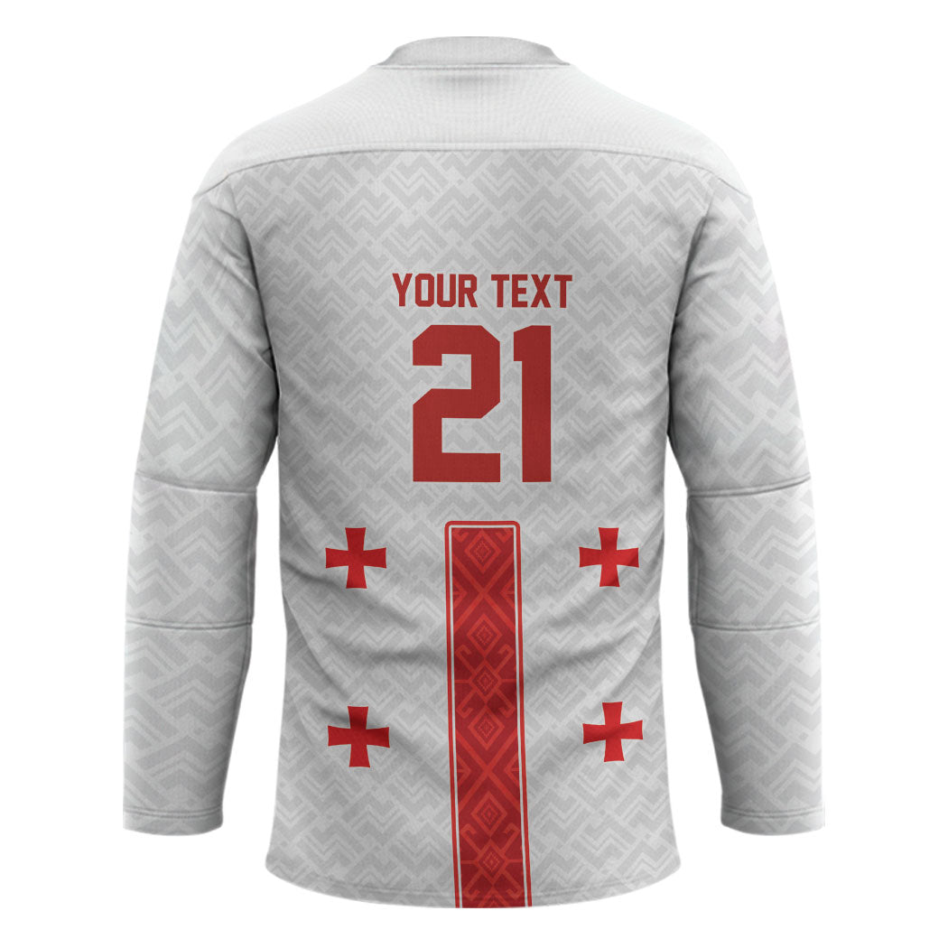 2026 Rugby Nations Series Custom Georgia Hockey Jersey Lelo Warriors