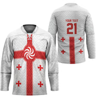 2026 Rugby Nations Series Custom Georgia Hockey Jersey Lelo Warriors
