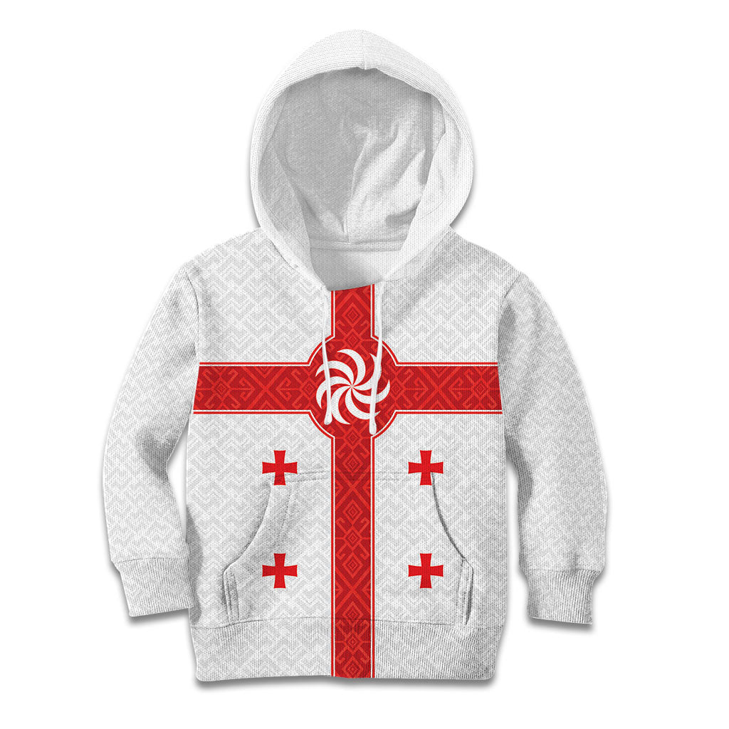 2026 Rugby Nations Series Custom Georgia Kid Hoodie Lelo Warriors
