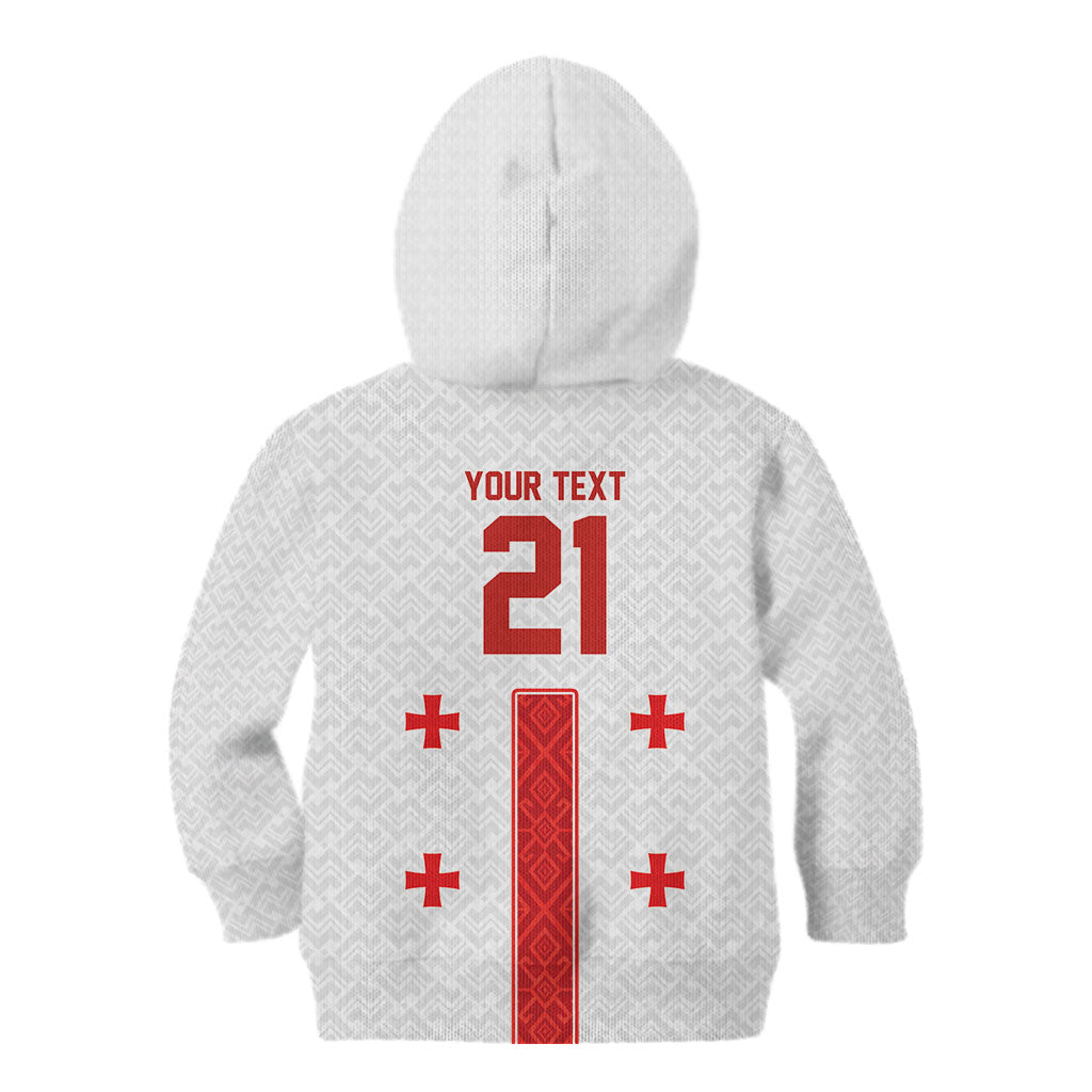 2026 Rugby Nations Series Custom Georgia Kid Hoodie Lelo Warriors