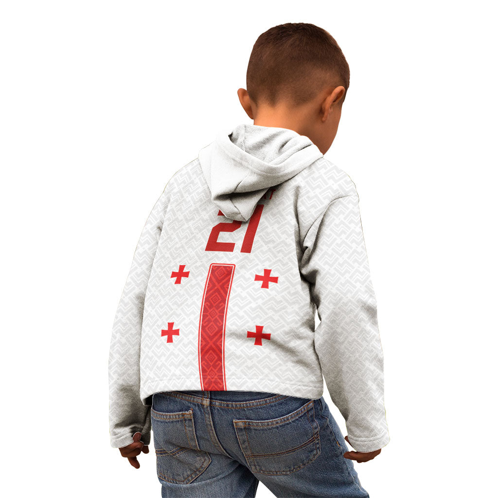 2026 Rugby Nations Series Custom Georgia Kid Hoodie Lelo Warriors