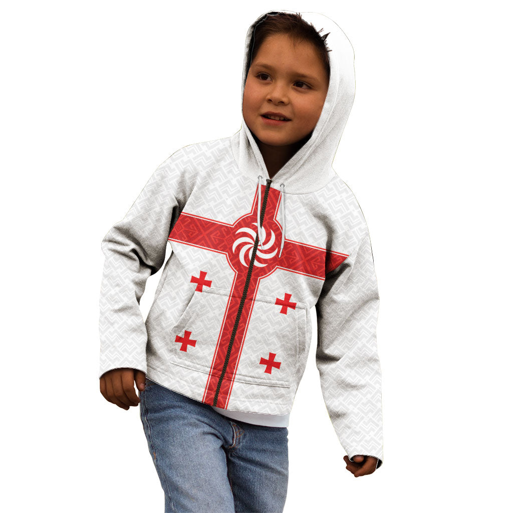 2026 Rugby Nations Series Custom Georgia Kid Hoodie Lelo Warriors