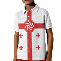 2026 Rugby Nations Series Custom Georgia Kid Polo Shirt Lelo Warriors