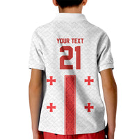 2026 Rugby Nations Series Custom Georgia Kid Polo Shirt Lelo Warriors