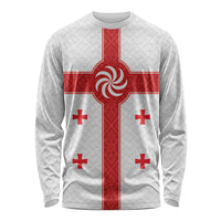 2026 Rugby Nations Series Custom Georgia Long Sleeve Shirt Lelo Warriors