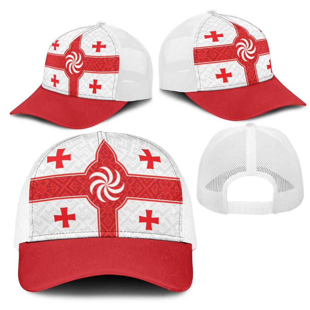 2026 Rugby Nations Series Georgia Mesh Trucker Cap Lelo Warriors