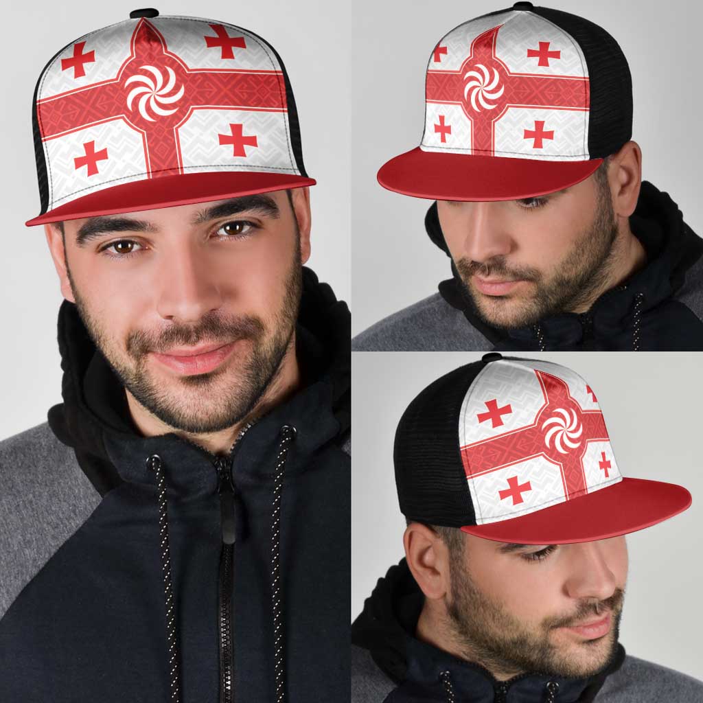2026 Rugby Nations Series Georgia Mesh Trucker Cap Lelo Warriors