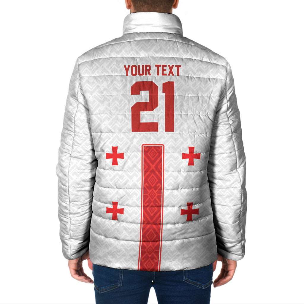 2026 Rugby Nations Series Custom Georgia Padded Jacket Lelo Warriors