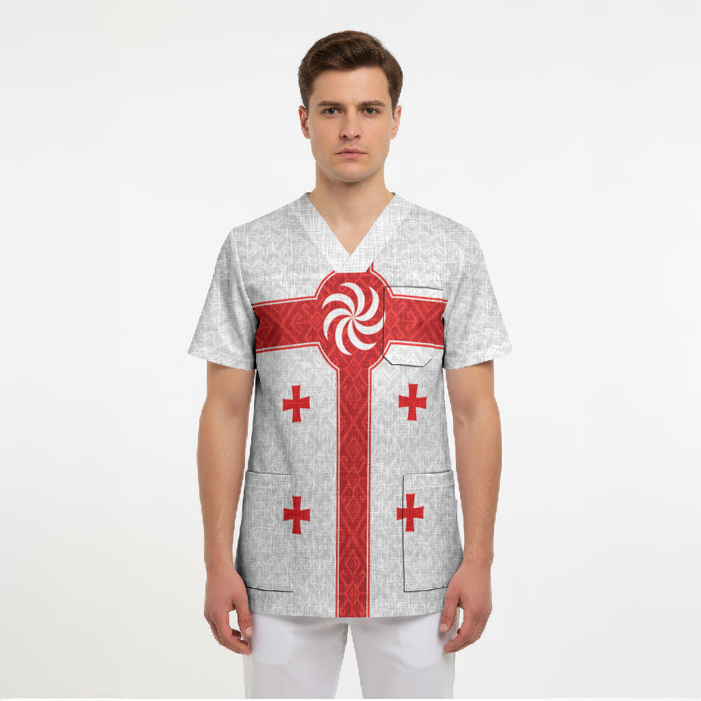 2026 Rugby Nations Series Custom Georgia Scrub Top Lelo Warriors