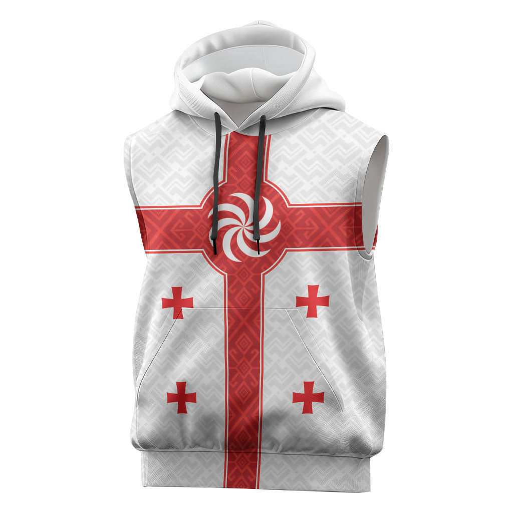 2026 Rugby Nations Series Custom Georgia Sleeveless Hoodie Lelo Warriors