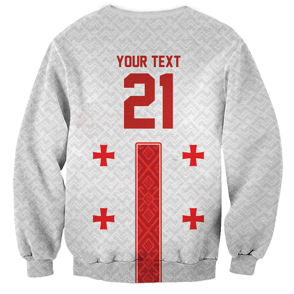 2026 Rugby Nations Series Custom Georgia Sweatshirt Lelo Warriors