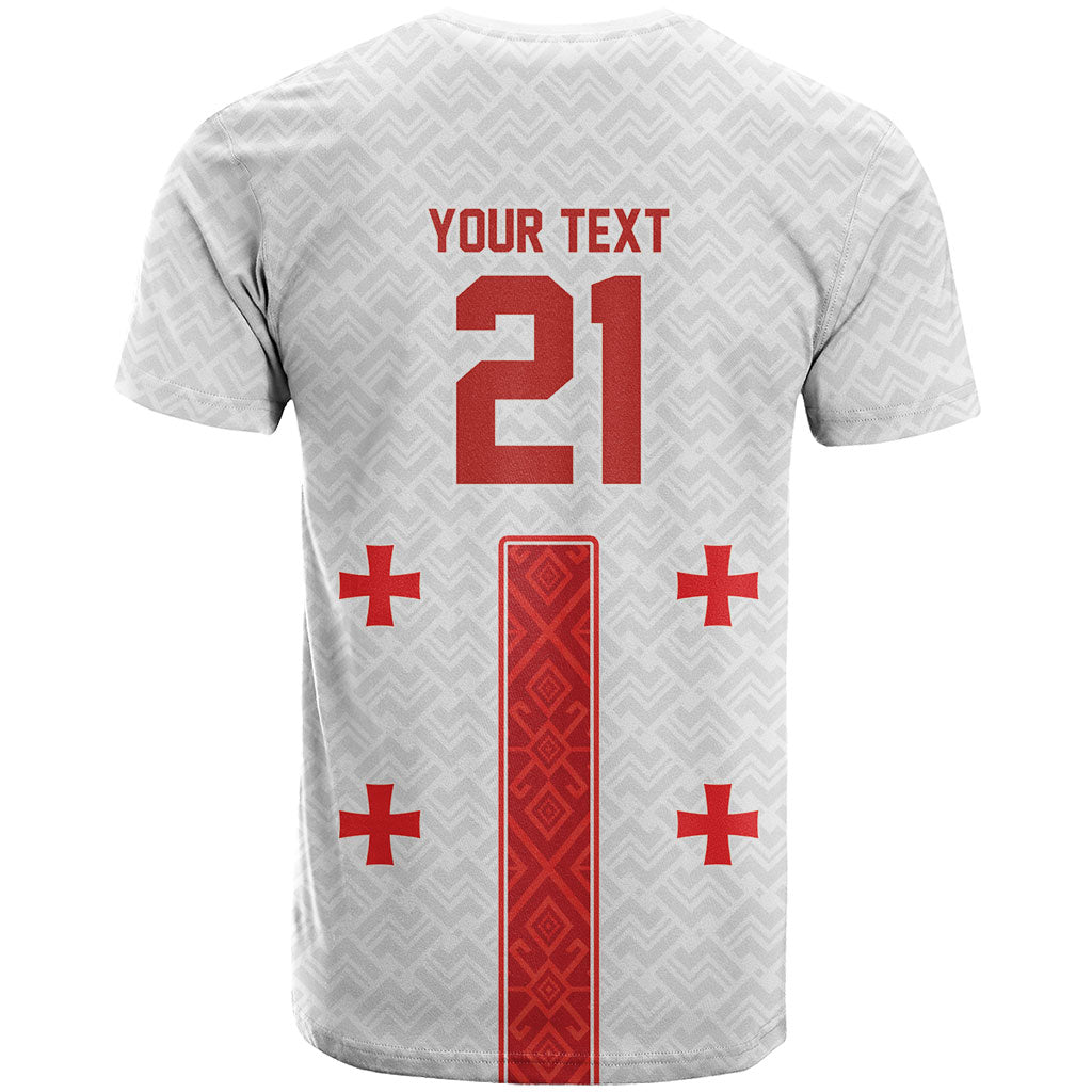 2026 Rugby Nations Series Custom Georgia T Shirt Lelo Warriors
