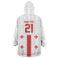 2026 Rugby Nations Series Custom Georgia Wearable Blanket Hoodie Lelo Warriors