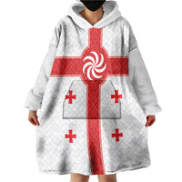 2026 Rugby Nations Series Custom Georgia Wearable Blanket Hoodie Lelo Warriors