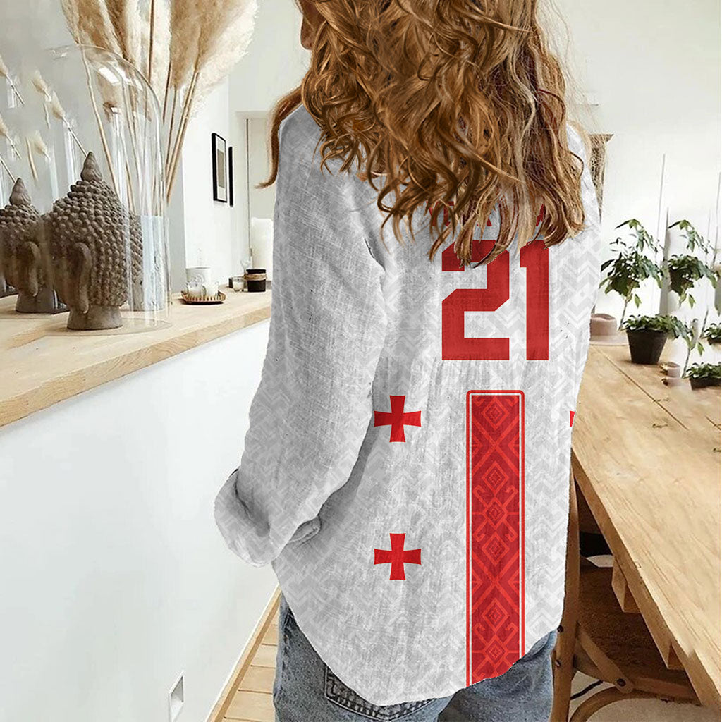2026 Rugby Nations Series Custom Georgia Women Casual Shirt Lelo Warriors