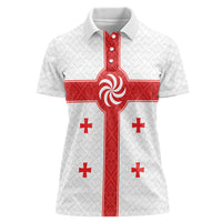 2026 Rugby Nations Series Custom Georgia Women Polo Shirt Lelo Warriors