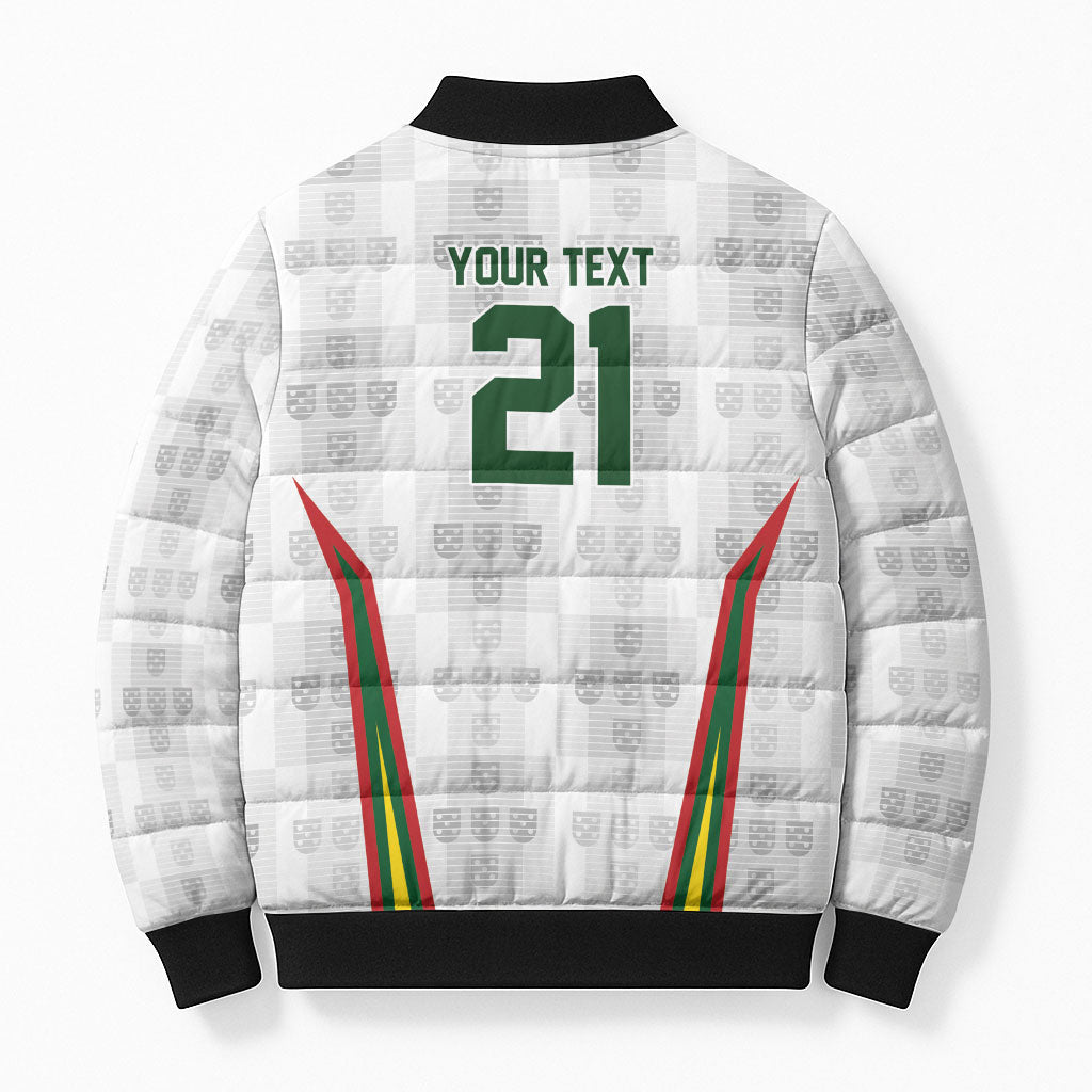 2026 Rugby Nations Series Custom Portugal Bomber Puffer Jacket Atlantic XV Pride