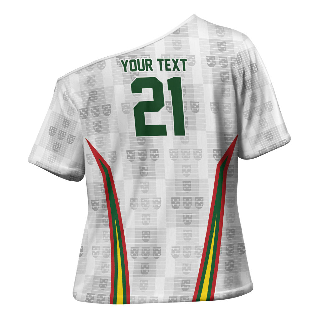 2026 Rugby Nations Series Custom Portugal Cross Shoulder Shirt Atlantic XV Pride