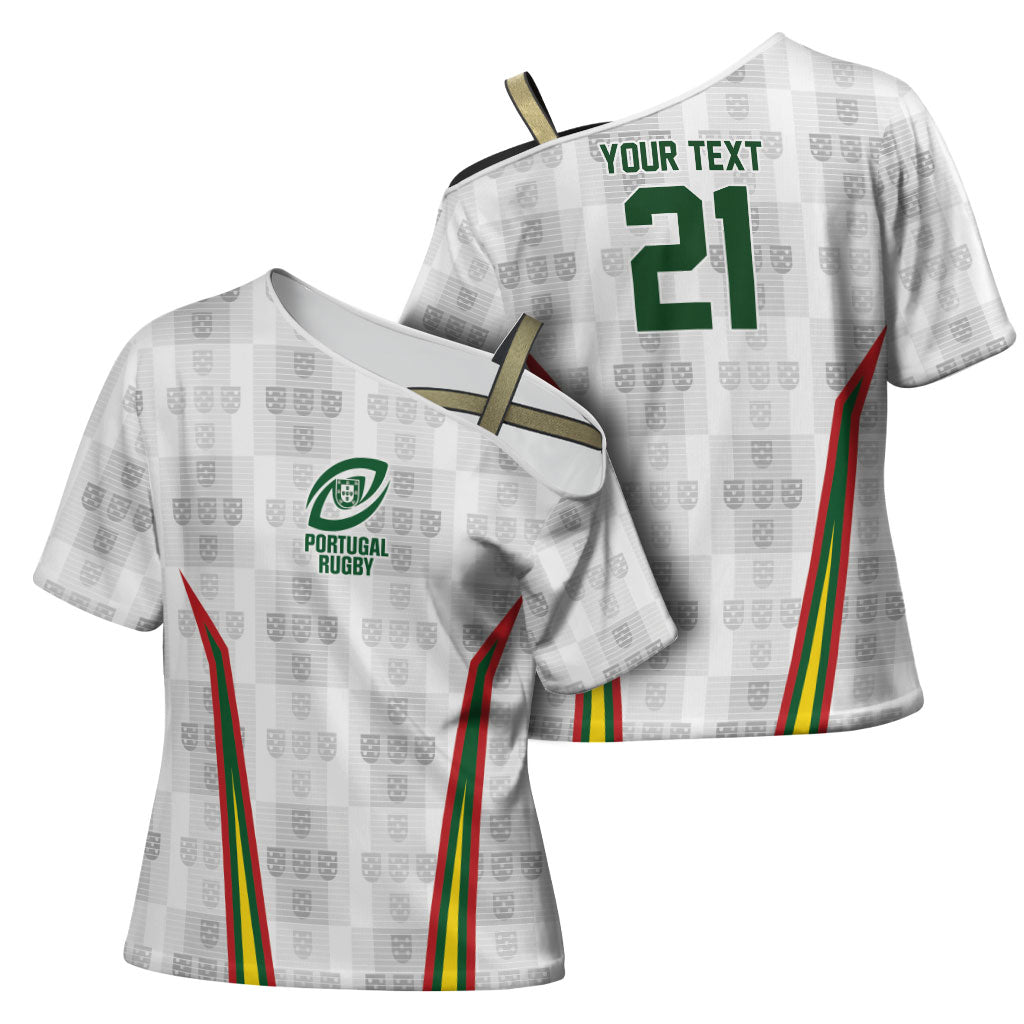 2026 Rugby Nations Series Custom Portugal Cross Shoulder Shirt Atlantic XV Pride