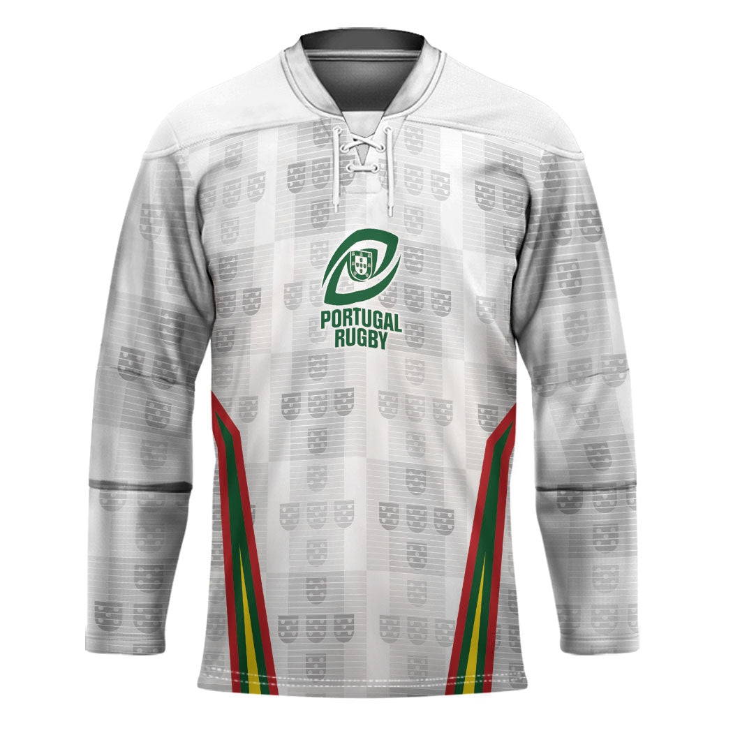 2026 Rugby Nations Series Custom Portugal Hockey Jersey Atlantic XV Pride