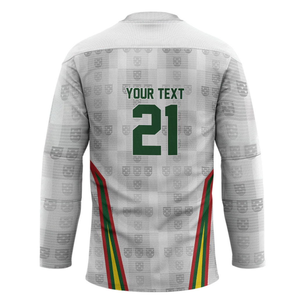 2026 Rugby Nations Series Custom Portugal Hockey Jersey Atlantic XV Pride