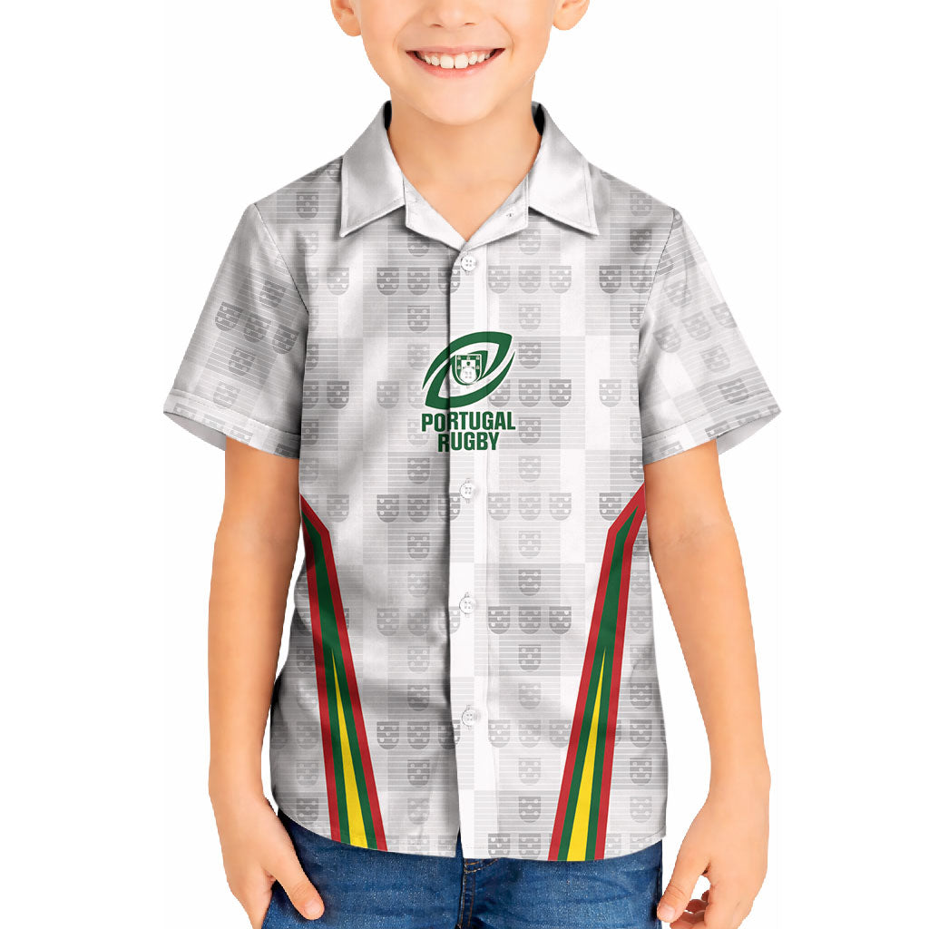 2026 Rugby Nations Series Custom Portugal Kid Hawaiian Shirt Atlantic XV Pride