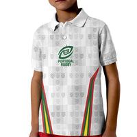 2026 Rugby Nations Series Custom Portugal Kid Polo Shirt Atlantic XV Pride