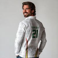 2026 Rugby Nations Series Custom Portugal Long Sleeve Polo Shirt Atlantic XV Pride