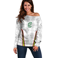 2026 Rugby Nations Series Custom Portugal Off Shoulder Sweater Atlantic XV Pride