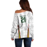 2026 Rugby Nations Series Custom Portugal Off Shoulder Sweater Atlantic XV Pride