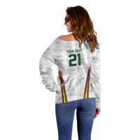 2026 Rugby Nations Series Custom Portugal Off Shoulder Sweater Atlantic XV Pride