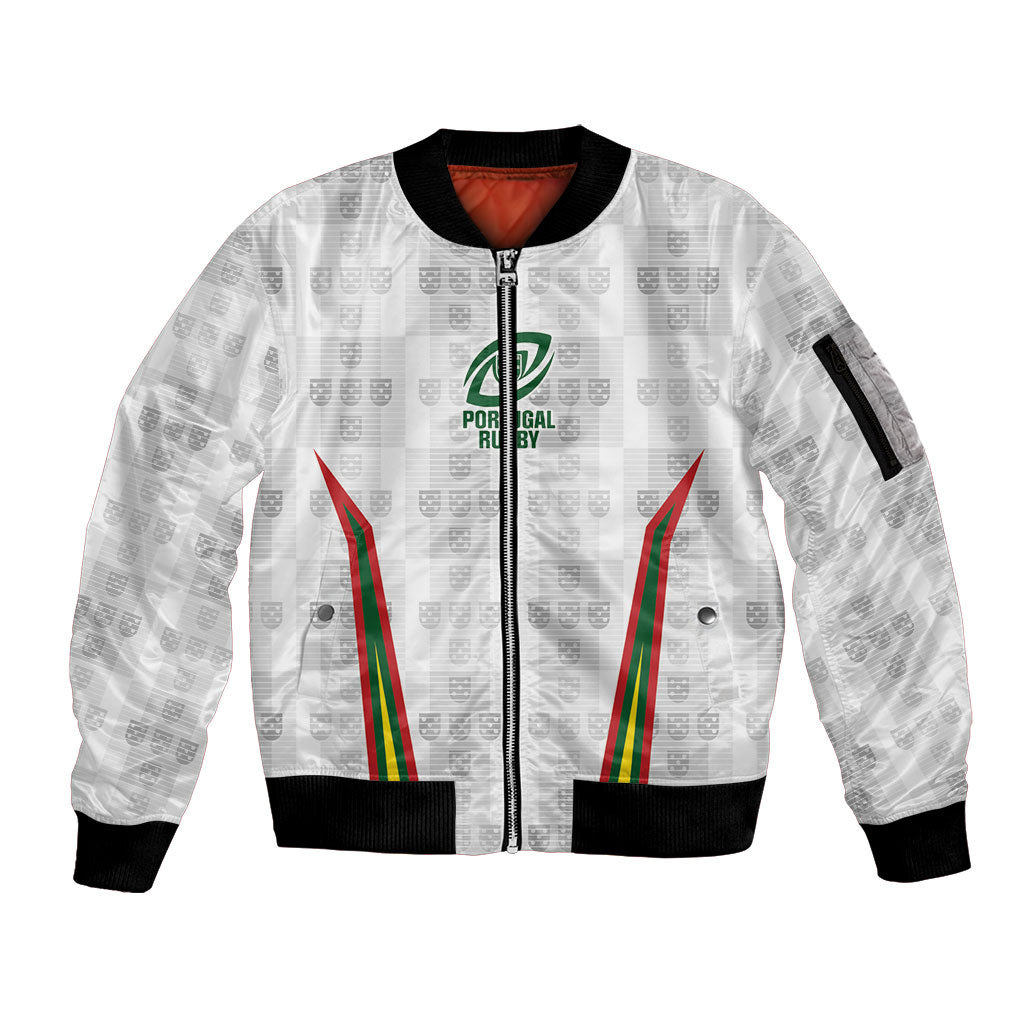 2026 Rugby Nations Series Custom Portugal Sleeve Zip Bomber Jacket Atlantic XV Pride