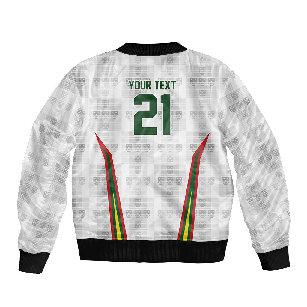 2026 Rugby Nations Series Custom Portugal Sleeve Zip Bomber Jacket Atlantic XV Pride