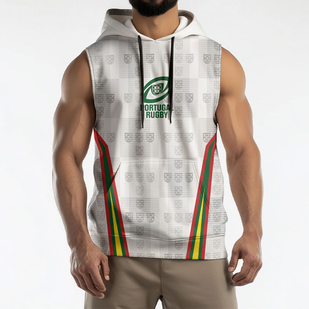 2026 Rugby Nations Series Custom Portugal Sleeveless Hoodie Atlantic XV Pride
